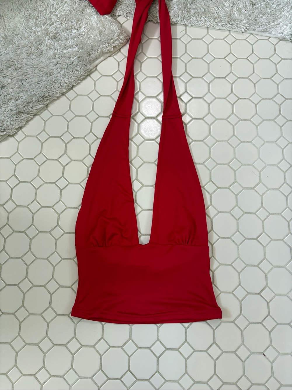 Red Halter Top